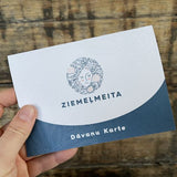 ZIEMEĻMEITAS veikala fiziskā dāvanu karte, pusnakts zilos toņos