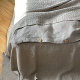 Nekrāsota, dabīgi pelēka toņa mīkstināts klasiskais lina palags