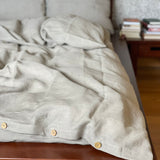 Nekrāsota, dabīgi pelēka toņa mīkstināts klasiskais lina palags