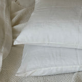 Palags ar gumiju no PIENA BALTA toņa viegli mīkstināta lina auduma, dažādi izmēri