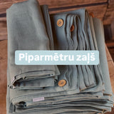 PIPARMĒTRU ZAĻŠ tonis | Segas pārvalks no mīkstināta 100% lina | Dažādi izmēri