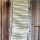 PELĒKZAĻAS SVĪTRAS 100% aitas vilnas pleds ar baltām bārkstīm 150 × 200 cm