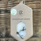 Citronzāles smaržīgais vasks ar kaltētiem augiem
