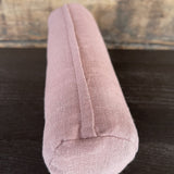 Mini rullīši ar vecrozā lina spilvendrānām, griķu sēnalu spilveni