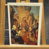 L'Adoration des mages, 1504, Albrecht Durer - kartīte