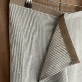 Gaiši zili/dabīgi pelēki svītroti, mīkstināta lina pirts svārki