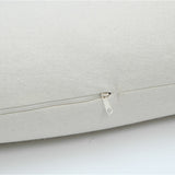 Gaiši zils/dabīgi pelēks sīki svītrots, mīkstināta lina, lielais "garkāju" grūtnieču pakaviņš - barošanas spilvens