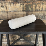 Mini rullīši ar dabīgi pelēkām nekrāsota lina spilvendrānām, griķu sēnalu spilveni