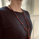 Kaklarota ar krāsainiem halcedoniem