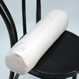 Maigi rozā, mīkstināta lina griķu spilvens - rullītis - pagalvītis