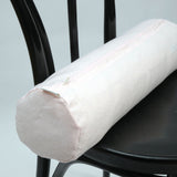 Maigi rozā, mīkstināta lina griķu spilvens - rullītis - pagalvītis