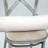 Maigi rozā, mīkstināta lina griķu spilvens - rullītis - pagalvītis