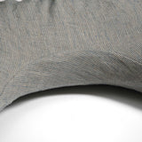 Gaiši zils/pelēki svītrains, mīkstināta lina, lielais grūtnieču pakaviņš - barošanas spilvens mammām & bērniem