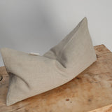 Mazais griķu spilvens ar dabīgi pelēku, mīkstināta lina spilvendrānu