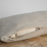 Mazais griķu spilvens ar dabīgi pelēku, mīkstināta lina spilvendrānu