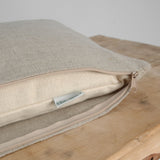 Mazais griķu spilvens ar dabīgi pelēku, mīkstināta lina spilvendrānu