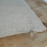 Mazais griķu spilvens ar dabīgi pelēku, mīkstināta lina spilvendrānu