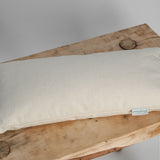 Mazais griķu spilvens ar dabīgi pelēku, mīkstināta lina spilvendrānu