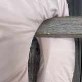 Maiga pūderrozā toņa kokvilnas satīna lielais grūtnieču pakaviņš - barošanas spilvens mammām & bērniem