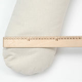 Gaiši zilas svītriņas/dabīgi pelēks, nekrāsota, mīkstināta lina, lielais grūtnieču pakaviņš - barošanas spilvens