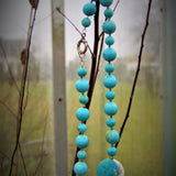 Kaklarota ar tirkīziem un sudraba aizdari