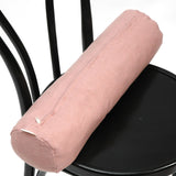 Tumši vecrozā mīkstināta lina vidējais griķu spilvens - rullītis - pagalvītis