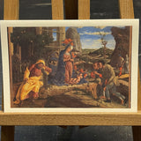 The Adoration of the Sheperds, 1450-1451, Andrea Mantegna - kartīte