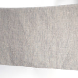 Mīkstināta lina spilvendrāna ar pelēki/zilu svītrotu rakstu