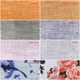 Mīkstināta lina spilvendrāna ar pelēki/zilu svītrotu rakstu